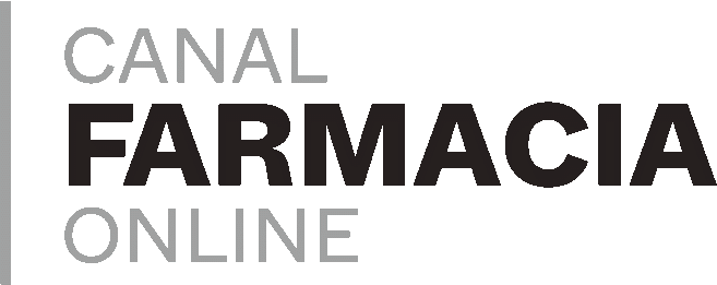 Logotipo del Canal Farmacia Online, la plataforma de Novaltia para la venta digital en farmacias.